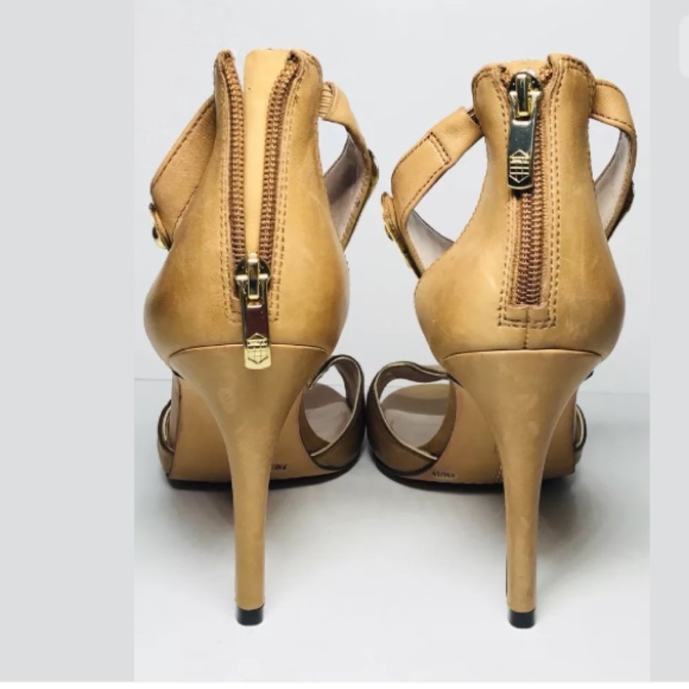 NEW Vince Camuto Kelva High Heels 9M 39 Brown Leat - Picture 8 of 8